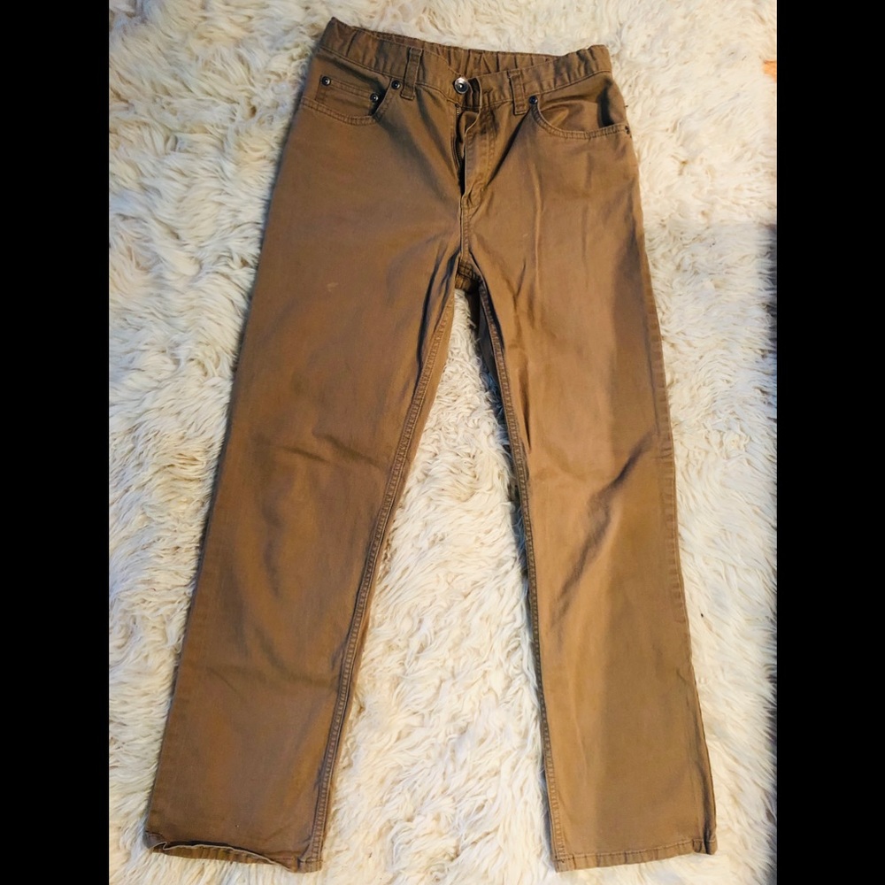 Boy’s Faded Glory tan jeans